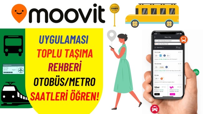 Moovit Uygulaması: Toplu Taşıma Rehberi – Otobüs/Metro Saatleri